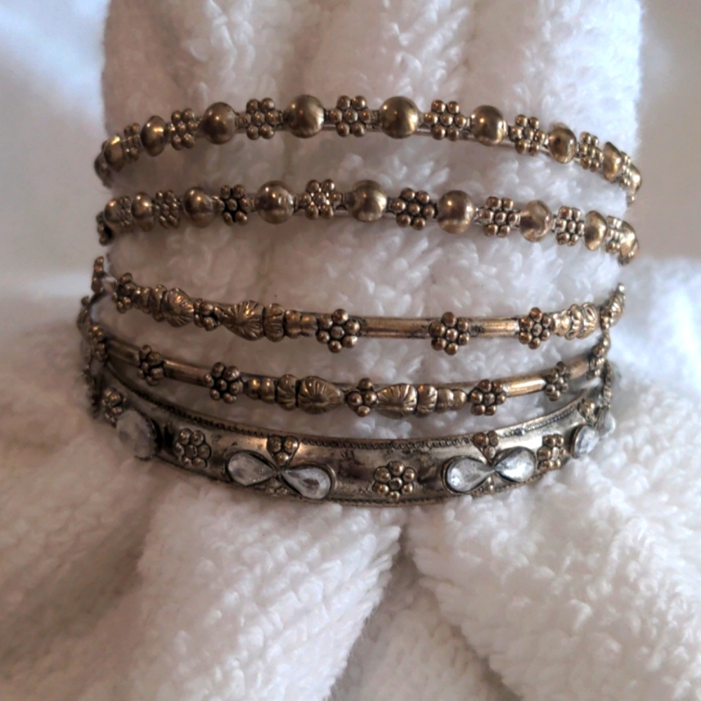 Metal bangles